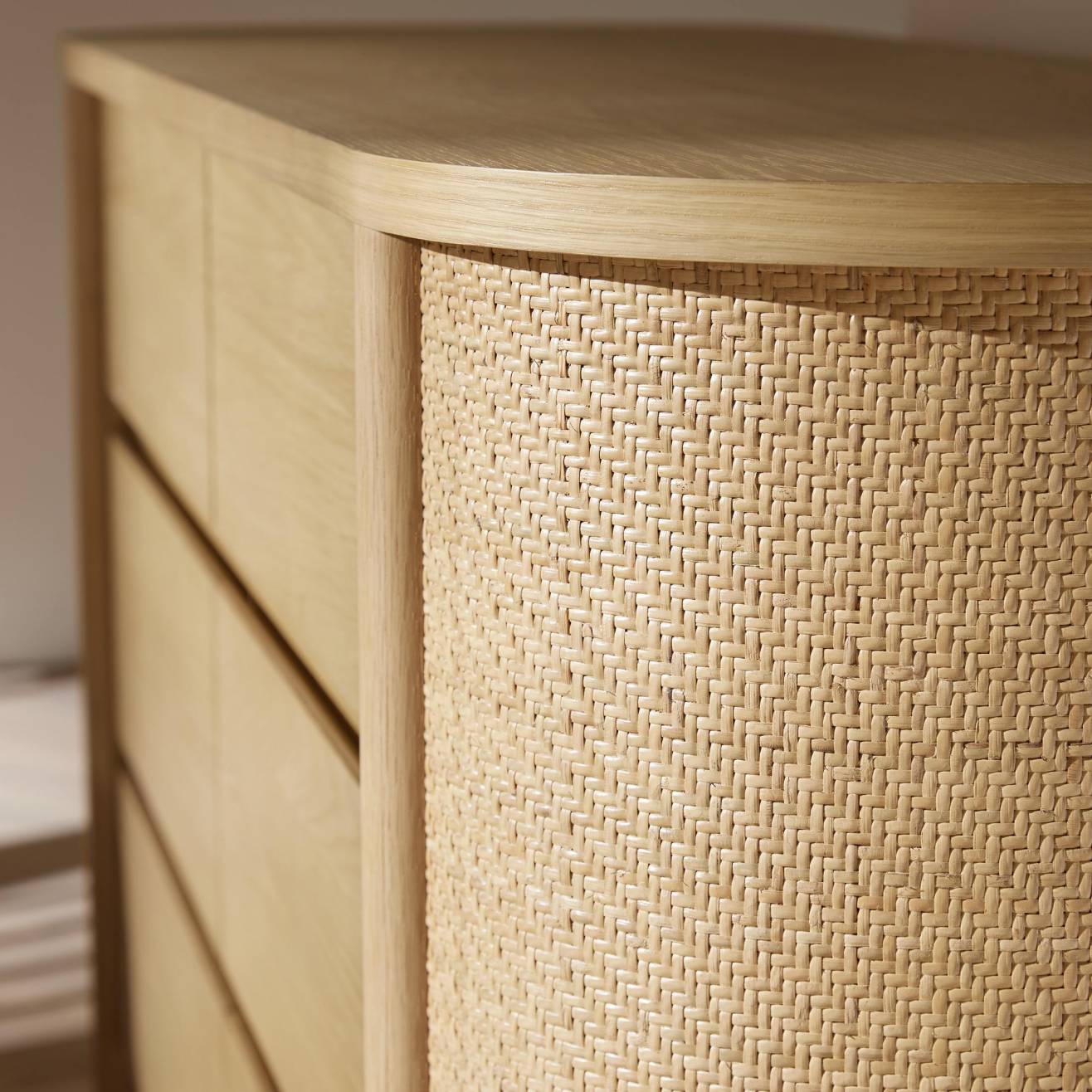 Canyon Two Drawer Bedside Table, Bedroom Furniture