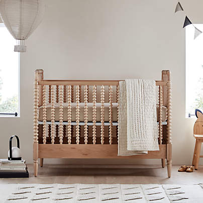 Jenny Lind Heirloom Maple Wood Convertible Baby Crib