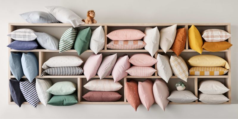 assortment of pillows