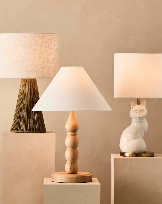 3 table lamps