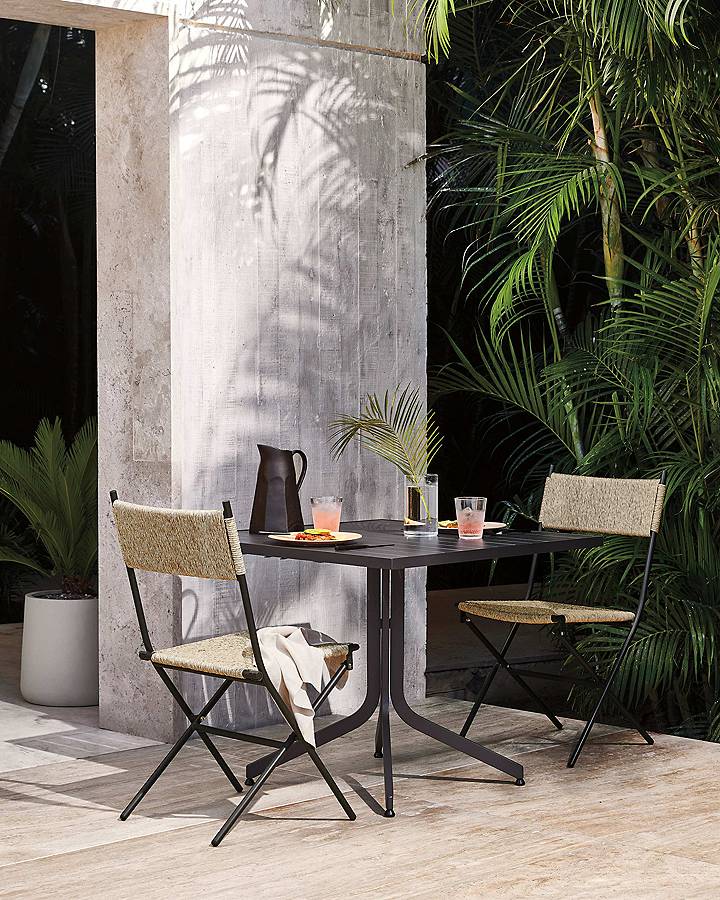 Patio couch top and table