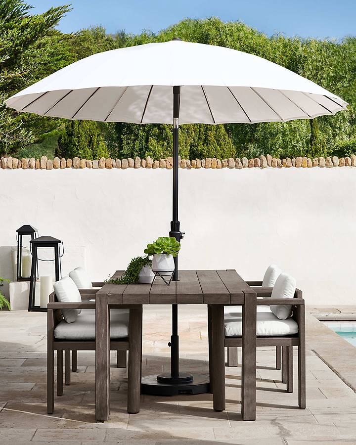 Ashore dining chairs and table