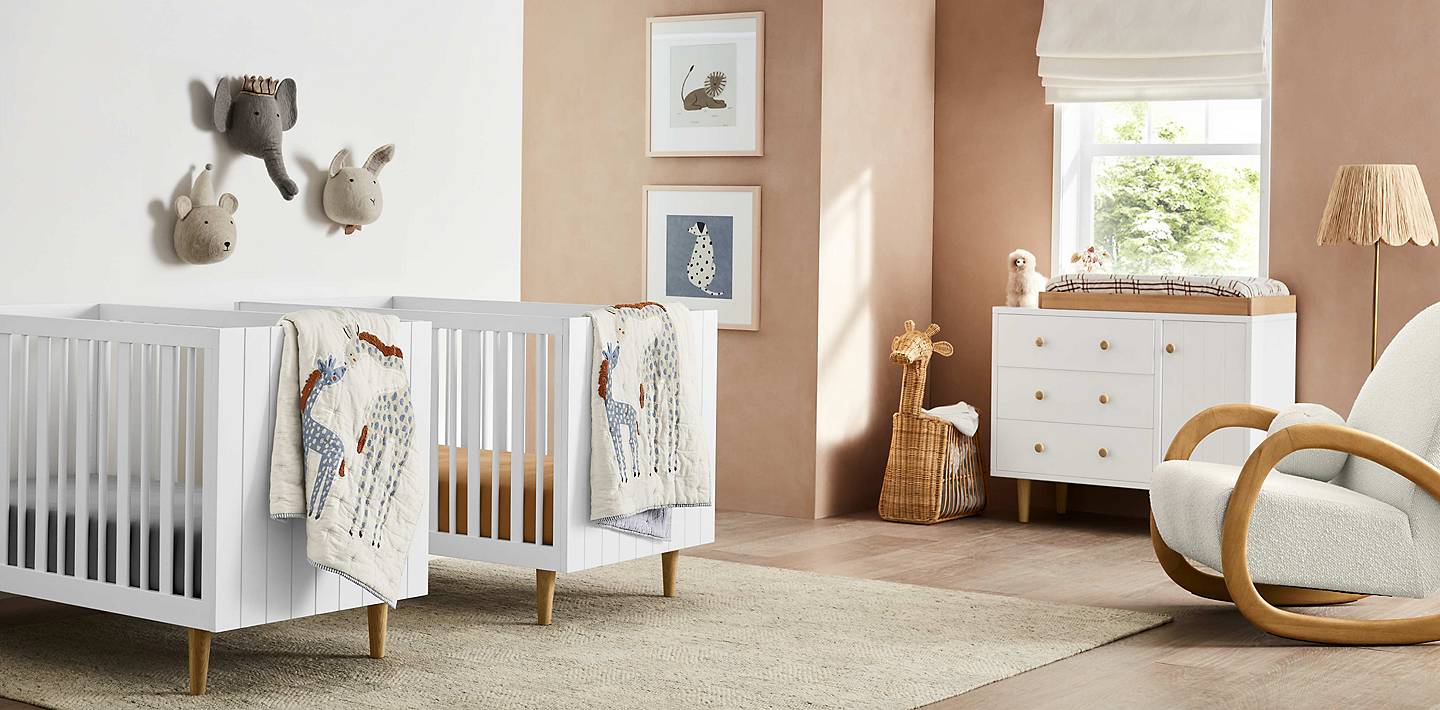 Twin baby clearance bedroom ideas