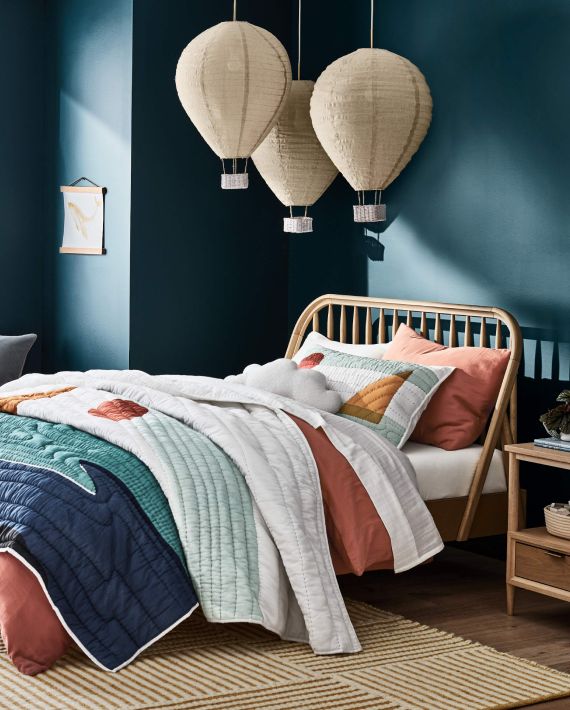 Navy kids bed outlet
