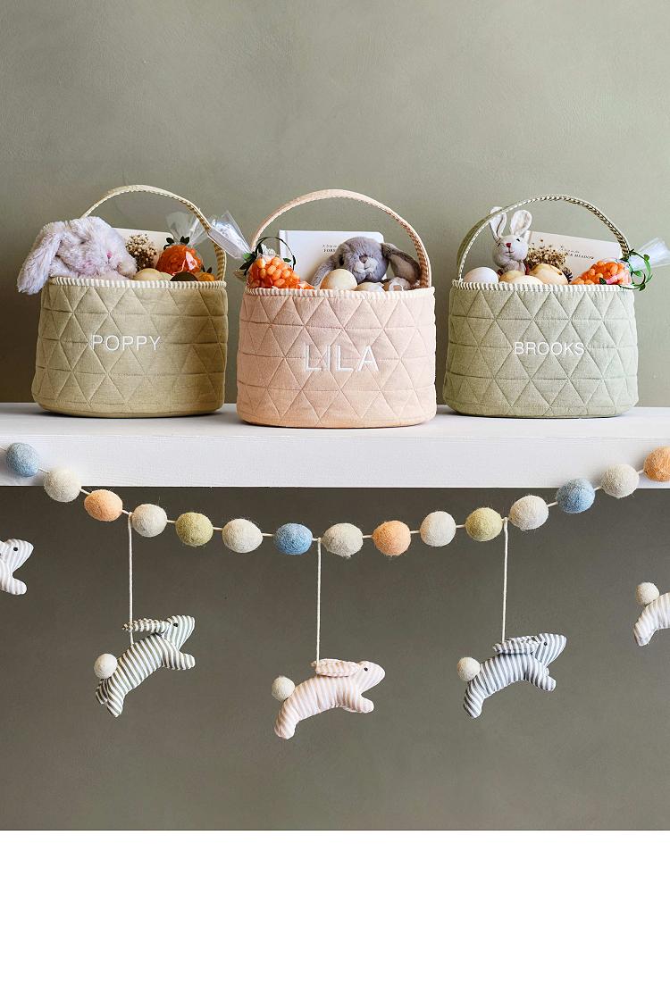 Cool DIY Gift For Kids - Basket Of Handmade Soft Felt Toys