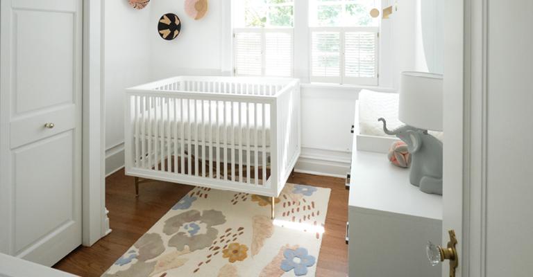 White 2025 crib nursery