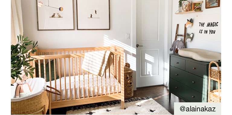 Nordic style best sale baby room