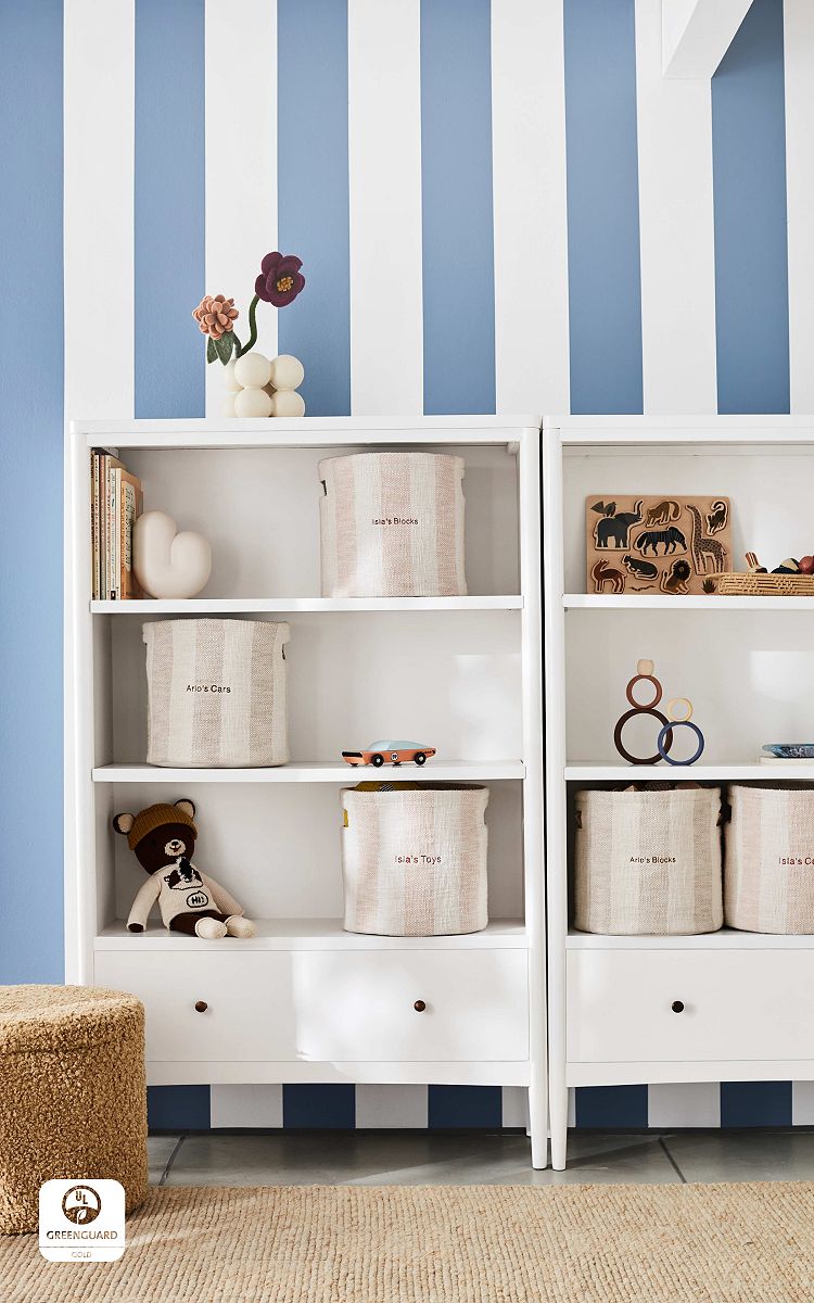 Fabric Drawer Organizer Bins, Kids/Baby Nursery Dresser, Closet, Shelf,  Playroom