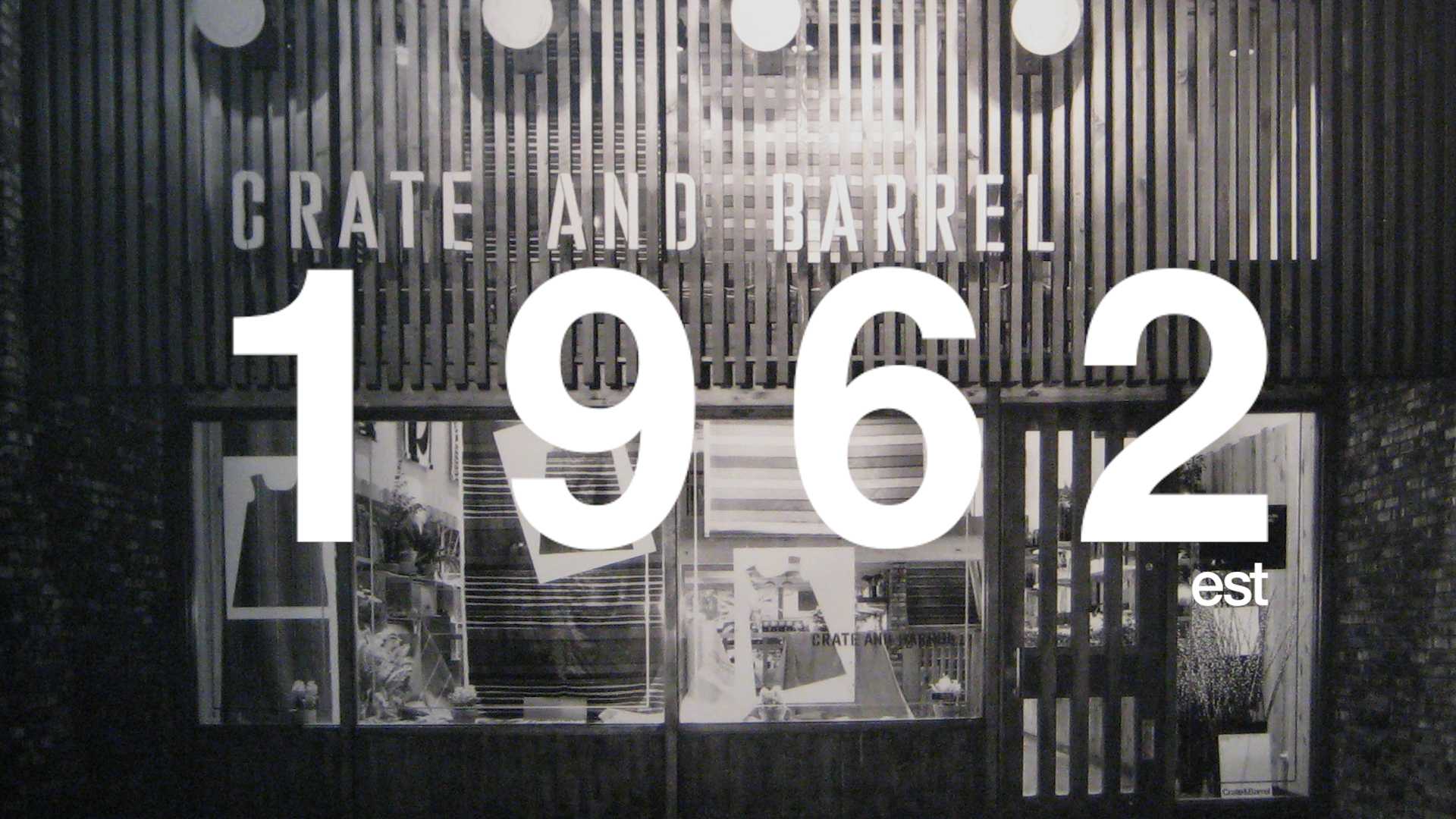 60Th Anniversary | Crate & Barrel