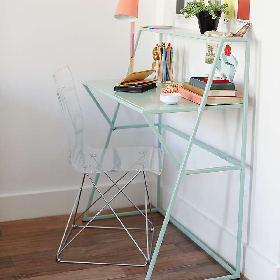 Kids acrylic desk 2025 chair