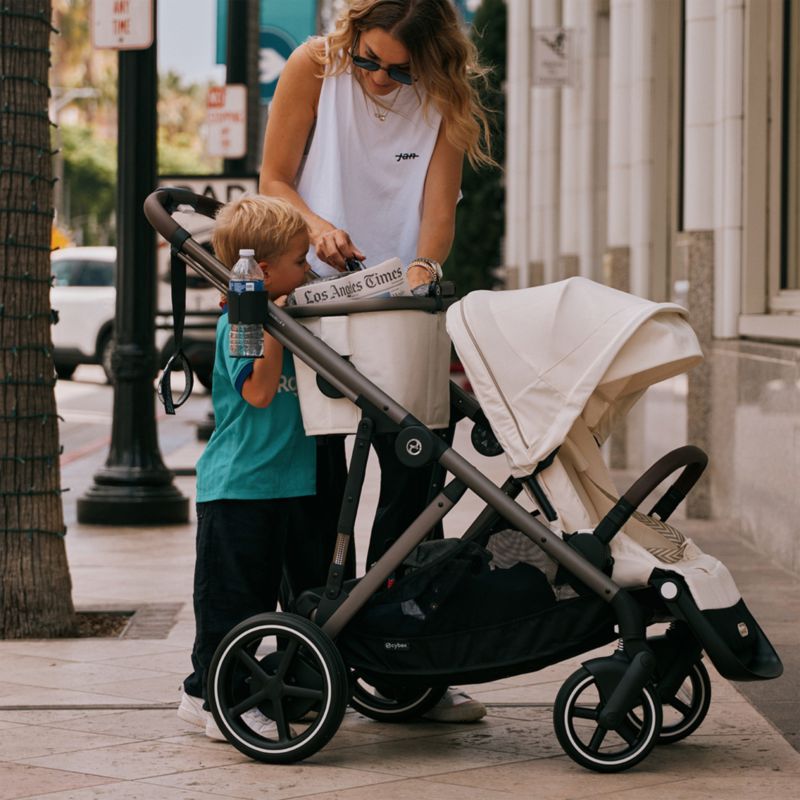 CYBEX Moon Black with Black Frame e-Gazelle S Modular Baby Stroller - image 3 of 11