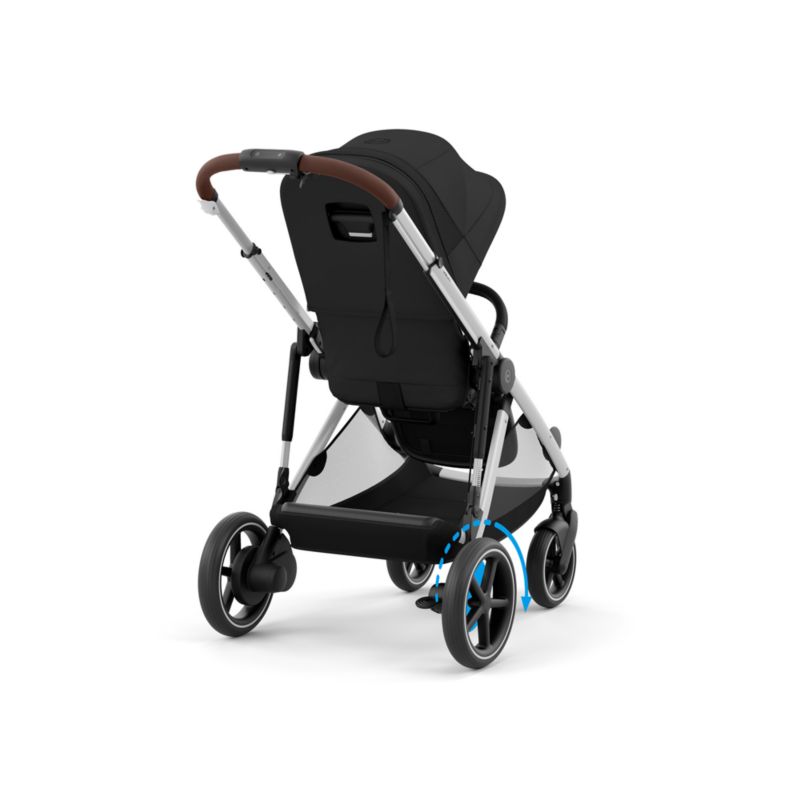 CYBEX Moon Black with Silver Frame e-Gazelle S Modular Baby Stroller - image 2 of 7