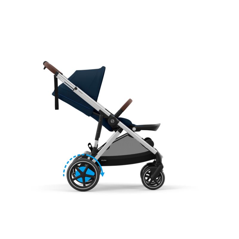 CYBEX Ocean Blue with Silver Frame e-Gazelle S Modular Baby Stroller - image 1 of 6