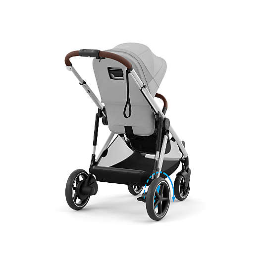 CYBEX Stone Grey with Silver Frame e-Gazelle S Modular Baby Stroller