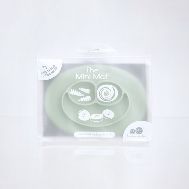 ezpz Mini Mat Sage Baby Placemat - image 1 of 6