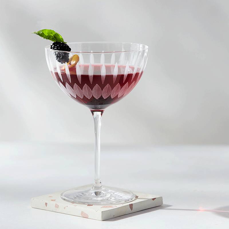 Basil Blackberry Martini Recipe Crate Barrel