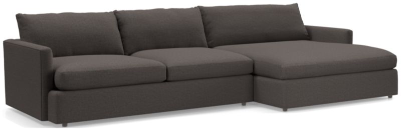 Crate and barrel lounge ii double chaise 2025