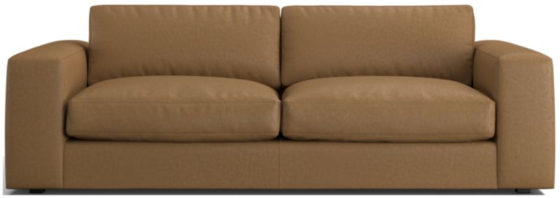 Oceanside 90" Low Leather Sofa - image 0 of 9