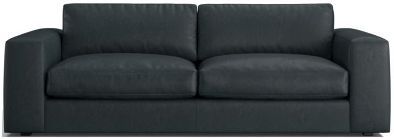 Oceanside 90" Low Leather Sofa - image 0 of 9