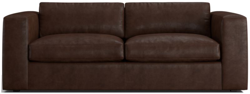 Oceanside Leather Queen Sleeper Sofa - image 0 of 6