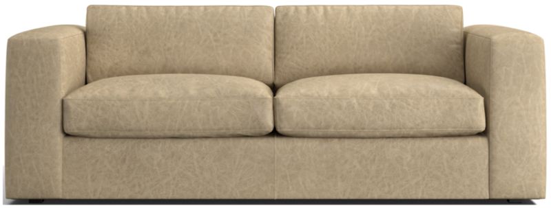 Oceanside Leather Queen Sleeper Sofa - image 0 of 6