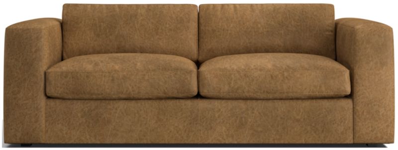 Oceanside Leather Queen Sleeper Sofa - image 0 of 6