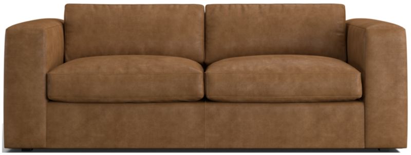 Oceanside Leather Queen Sleeper Sofa - image 0 of 6