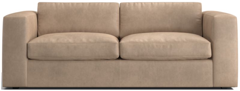 Oceanside Leather Queen Sleeper Sofa - image 0 of 7