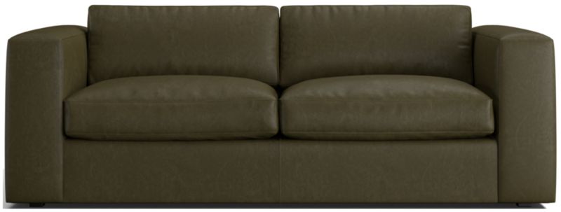 Oceanside Leather Queen Sleeper Sofa - image 0 of 6