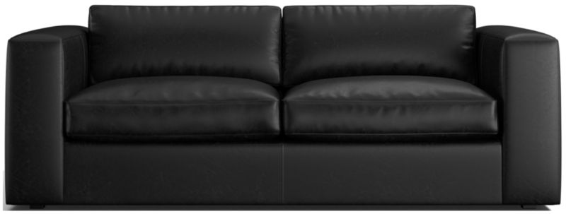 Oceanside Leather Queen Sleeper Sofa - image 0 of 6