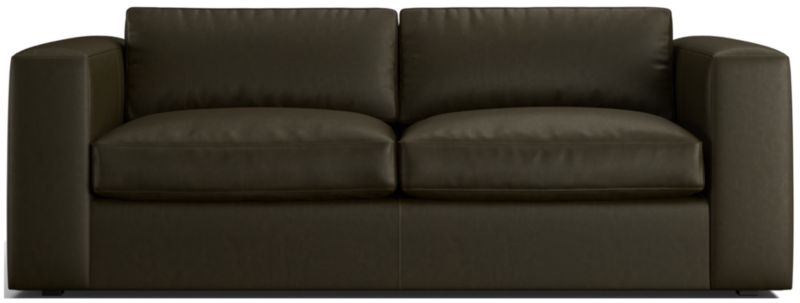 Oceanside Leather Queen Sleeper Sofa - image 0 of 8