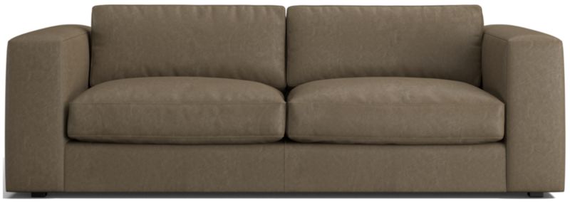 Oceanside 90" Leather Sofa - image 0 of 6