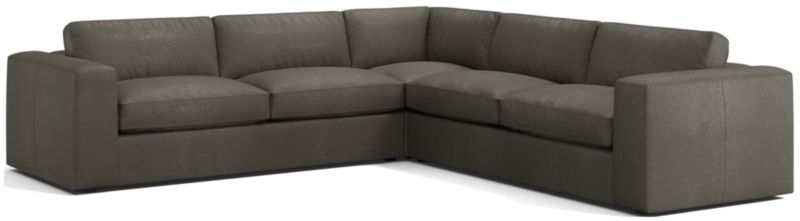 Oceanside Leather 3-Piece L-Shaped Sectional Sofa - image 0 of 6