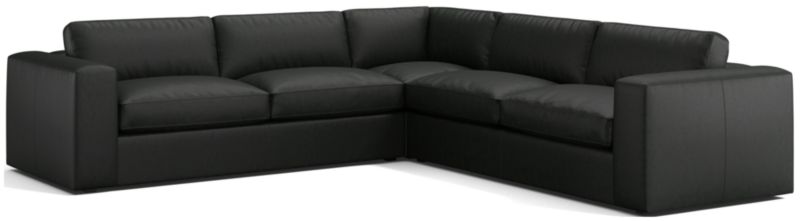 Oceanside Leather 3-Piece L-Shaped Sectional Sofa - image 0 of 7