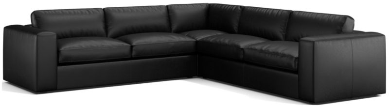 Oceanside Leather 3-Piece L-Shaped Sectional Sofa - image 0 of 6