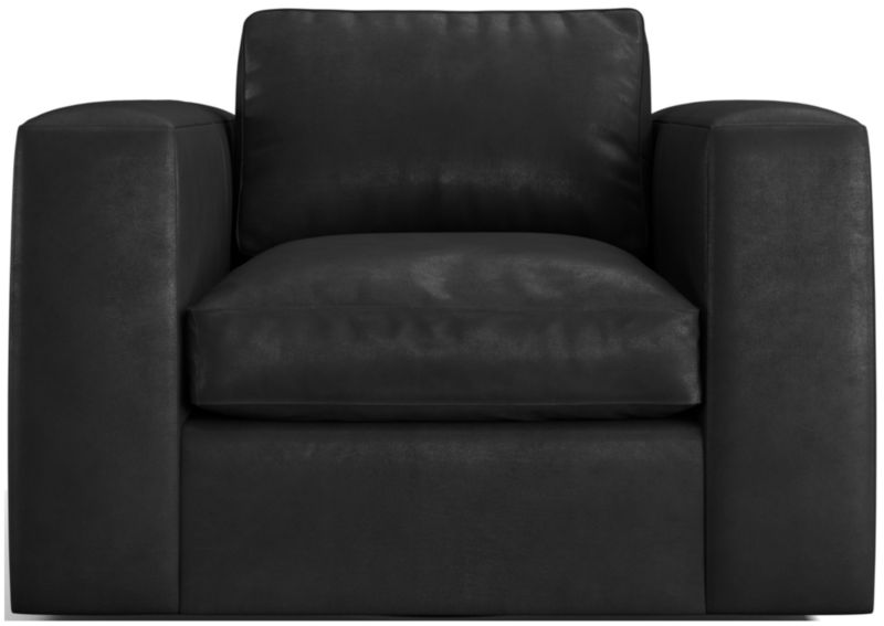 Oceanside Leather Swivel Chair - image 0 of 6