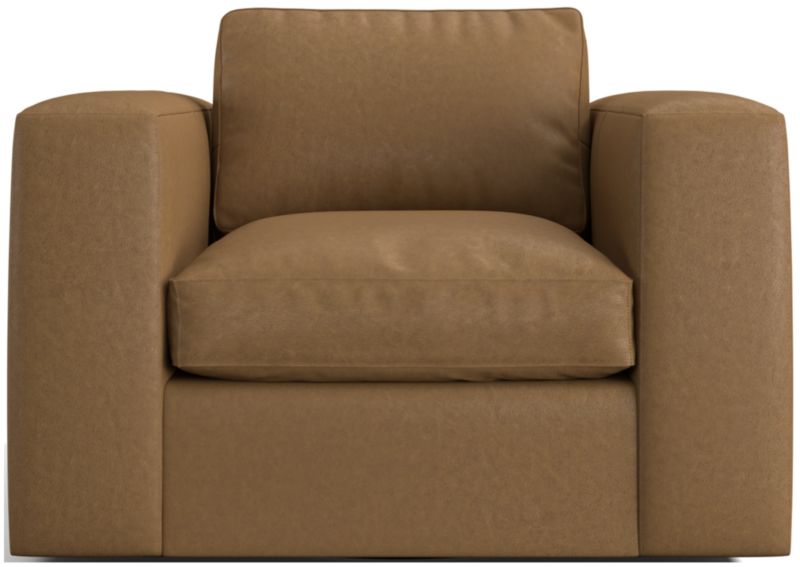 Oceanside Leather Swivel Chair - image 0 of 6