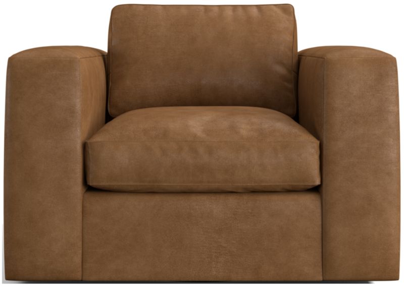 Oceanside Leather Swivel Chair - image 0 of 6