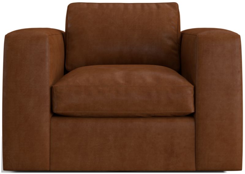 Oceanside Leather Swivel Chair - image 0 of 6