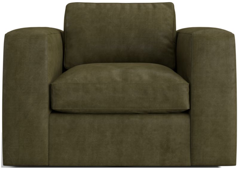 Oceanside Leather Swivel Chair - image 0 of 6