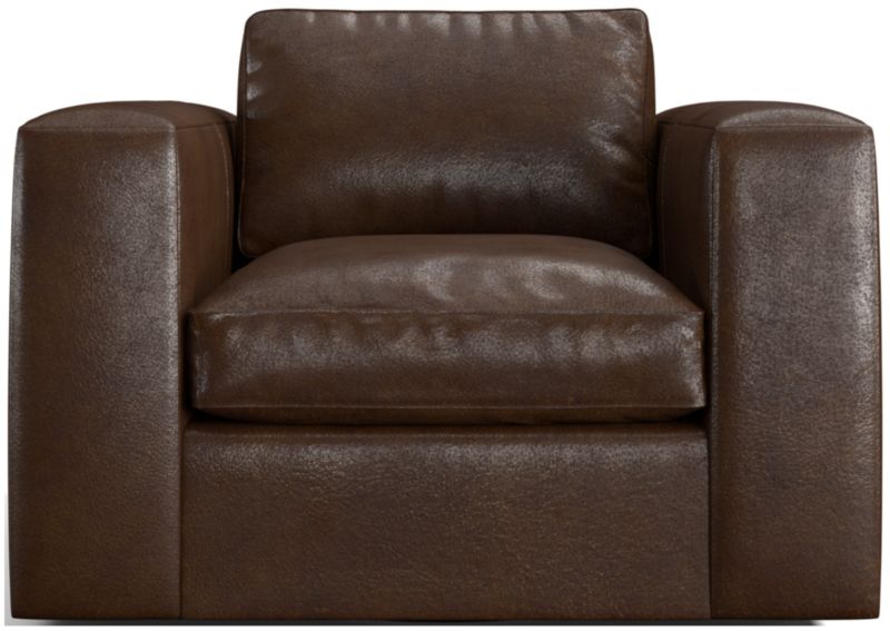 Oceanside Leather Swivel Chair - image 0 of 6