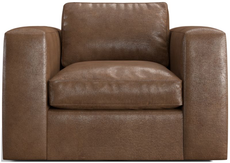 Oceanside Leather Swivel Chair - image 0 of 6