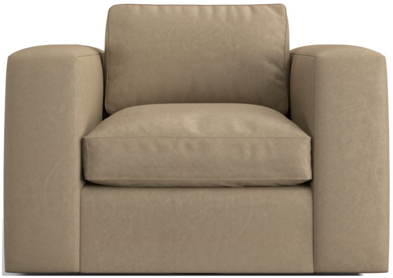 Oceanside Leather Swivel Chair - image 0 of 6