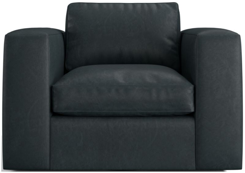 Oceanside Leather Swivel Chair - image 0 of 6