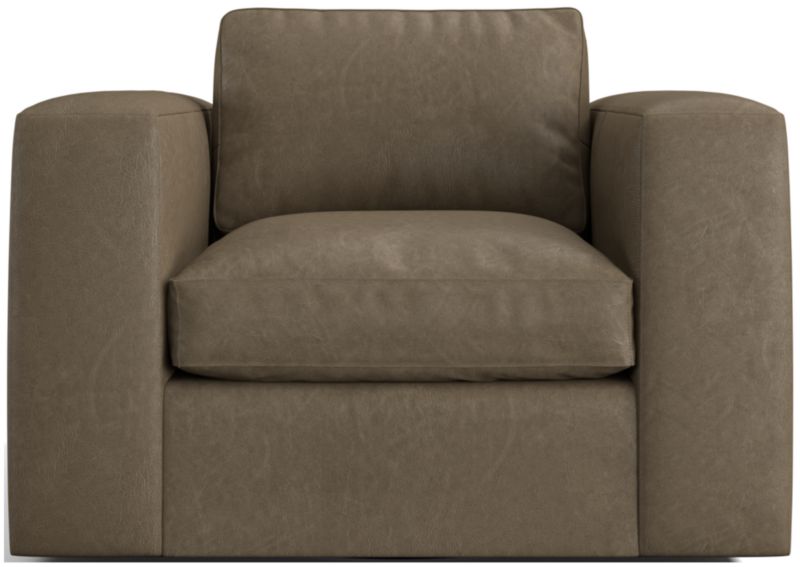 Oceanside Leather Swivel Chair - image 0 of 6