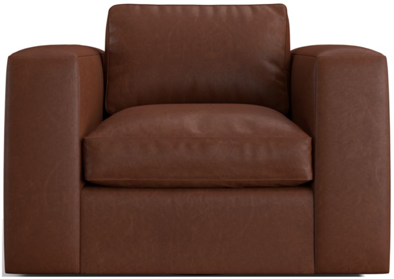 Oceanside Leather Swivel Chair - image 0 of 6