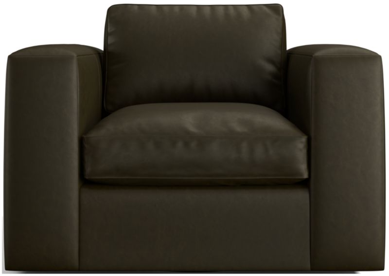 Oceanside Leather Swivel Chair - image 0 of 7