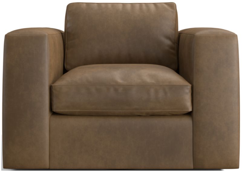 Oceanside Leather Swivel Chair - image 0 of 7