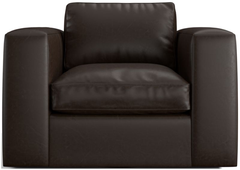 Oceanside Leather Swivel Chair - image 0 of 6