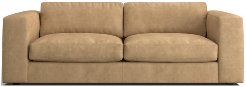 Oceanside Leather Deep-Seat Sofa 89" - image 0 of 6